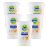 Set 5 x Rezerva sapun lichid antibacterian Dettol No Touch cu Miere pentru dozatorul automat cu senzor, 250 ml