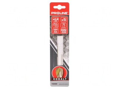 Burghiu Metal 0.8mm HSS-Co 5buc foto