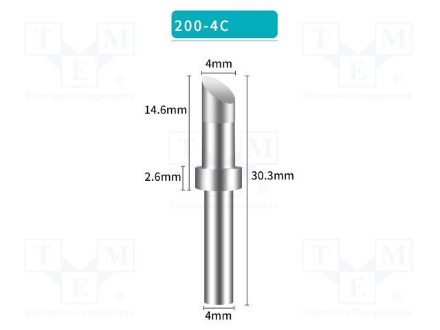 V&Atilde;&cent;rf despicat 4mm SHENZHEN BAKON pentru sta&Aring;&pound;ie de lipit