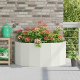 Cumpara ieftin Jardiniera Alb 120 x 60 x 50 cm Otel