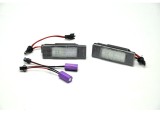 Set 2 buc lampa numar Citroen C2, C3, C4, C5, C6, Jumpy; Mercedes Sprinter, Vito; Nissan Micra, Navara, Pathfinder, Note, NV200, Primera; Peugeot