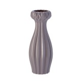 Cumpara ieftin Vaza flori ceramica gri inchis 15,5 x 39 cm