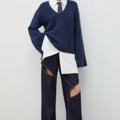 By Malene Birger pulover de lana Cimone femei, culoarea albastru marin