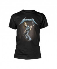 Tricou Unisex Metallica: Cliff Burton Squindo Stack foto