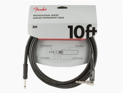 Cablu Fender Professional Instr. 10&amp;quot; Angled Black foto