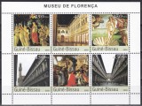 Guineea Bissau 2003 - Mari muzee ale lumiii - Uffizi, Florenta, Bloc, MNH, Nestampilat