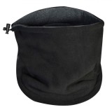 Fular Sport, Model Circular, Negru, Material Fleece, Dimensiune 30x25cm