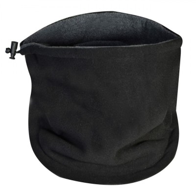 Fular Sport, Model Circular, Negru, Material Fleece, Dimensiune 30x25cm foto