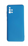 Cumpara ieftin Husa telefon compatibila cu Samsung Galaxy A51, A51 4G, Albastru, Cu interior de catifea, 318HT, Silicon, Carcasa