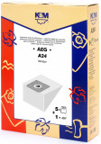 Sac aspirator AEG GR 28, hartie, 5 saci + 1 filtru, K&amp;M