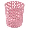 Suport Pixuri, Model Dantelat, Culoare Roz, Dimensiuni 10.5x10.5cm, Oem