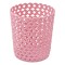Suport Pixuri, Model Dantelat, Culoare Roz, Dimensiuni 10.5x10.5cm