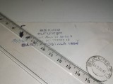 PLIC CU ANTET - STAMPILA -INTREPRINDEREA MASE PLASTICE BUCURESTI - ANII 80