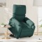 vidaXL Fotoliu rabatabil ridicare pe verticală, verde &icirc;nchis, textil