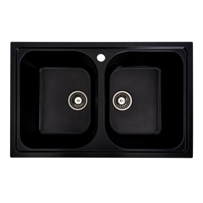 Chiuveta de bucatarie Elefant Premium Equatoria, Negru metalic , 785x490 mm Innovative ReliableTools foto