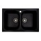 Chiuveta de bucatarie Elefant Premium Equatoria, Negru metalic , 785x490 mm Innovative ReliableTools