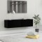 Gossi comoda tv, negru, 120 x 30 x 30 cm, lemn prelucrat