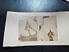 2 Fotografii Erotice Vechi, cca. 1900, Sepia, 9.5x6.5cm, pe Carton - Arta Erotica Vintage