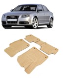 Cumpara ieftin Covorase cauciuc tip tavita Bej Audi A4 B6 B7 (2000-2008)