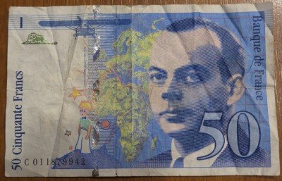 50 francs 1993, Franța foto