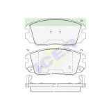 Set placute frana Icer 181745, parte montare : Punte Fata