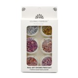 Cumpara ieftin Set 6 decoratiuni pentru unghii, multicolor