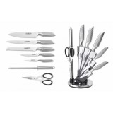 Cumpara ieftin Set 8 cutite pentru bucatarie Heinner Magnium, inox, suport inclus