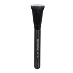 Pensulă Machiaj, Kabuki Flat, Lungime 15cm, Negru