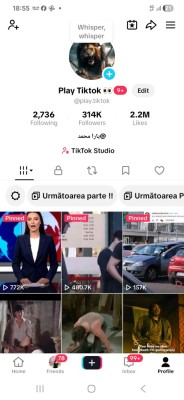 Cont tiktok 314k foto