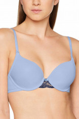 TPH1566 Sutien casual Triumph, accesorizat cu insertie din dantela foto