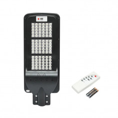 Lampa LED cu prindere pe stalp pentru iluminat stradal 6V/70W cu panou solar si senzor de miscare Cod:BK69220