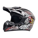 Casca Moto/Enduro, Interior Confortabil, Ventilatie Multipla, pentru Motociclete, Cross, Enduro, ATV, Dirt Bike, FIXATO, Marime S, Multicolor