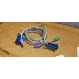 Cablu VGA Tata + 2PS2 1m #A5571