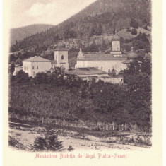 753 - BISTRITA Monastery, Neamt, Romania - old postcard - unused
