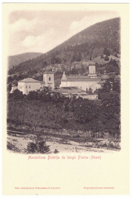 753 - BISTRITA Monastery, Neamt, Romania - old postcard - unused foto