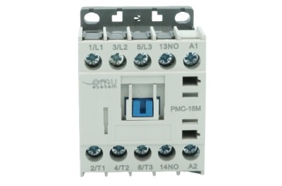 Contactor mini 16A cu 3 poli alimentare bobina 230V AC + 1 contact NO foto