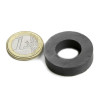 Magnet ferita inel &Oslash;27/12,6 x 5 mm, putere 1,3 kg, F30