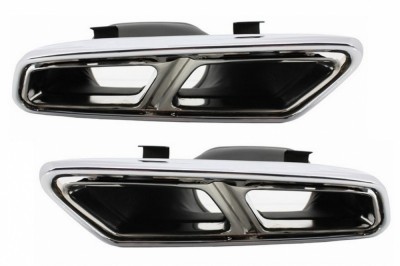 Ornamente tobe sistemul de evacuare Mercedes S-Class W222 E-Class W212 S212 Facelift CLS W218 SL-Class R231 E65 S65 SL65 Design Performance AutoTuning foto