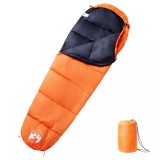 vidaXL Sac de dormit tip mumie pentru adulți de camping, 3 anotimpuri 94516