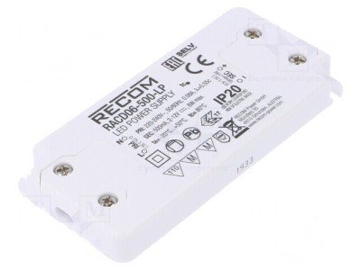 Alimentator LED 6W 2-12VDC 500mA IP20 foto