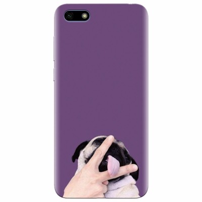 Husa silicon pentru Huawei Y5 2018, Cute Dog 2 foto