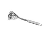 Zdrobitor pentru cartofi, metal, argintiu,25 cm