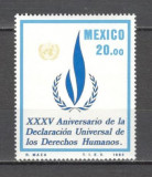 Mexic.1983 35 ani Declaratia drepturilor omului GZ.66, Nestampilat