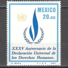 Mexic.1983 35 ani Declaratia drepturilor omului PM.26