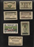 Set Notgeld 2 x 25 + 4 x 50 + 75 pf Gernrode, Europa