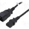 Cablu alimentare AC, 1.2m, 3 fire, culoare negru, IEC C13 mama, IEC C20 tata, QOLTEC - 53991