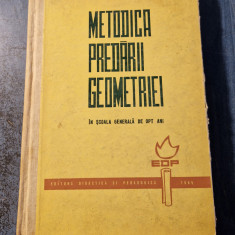 Metodica predarii geometriei in scoala generala de opt ani Bogdanov Zlate