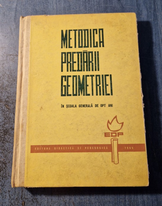 Metodica predarii geometriei in scoala generala de opt ani Bogdanov Zlate