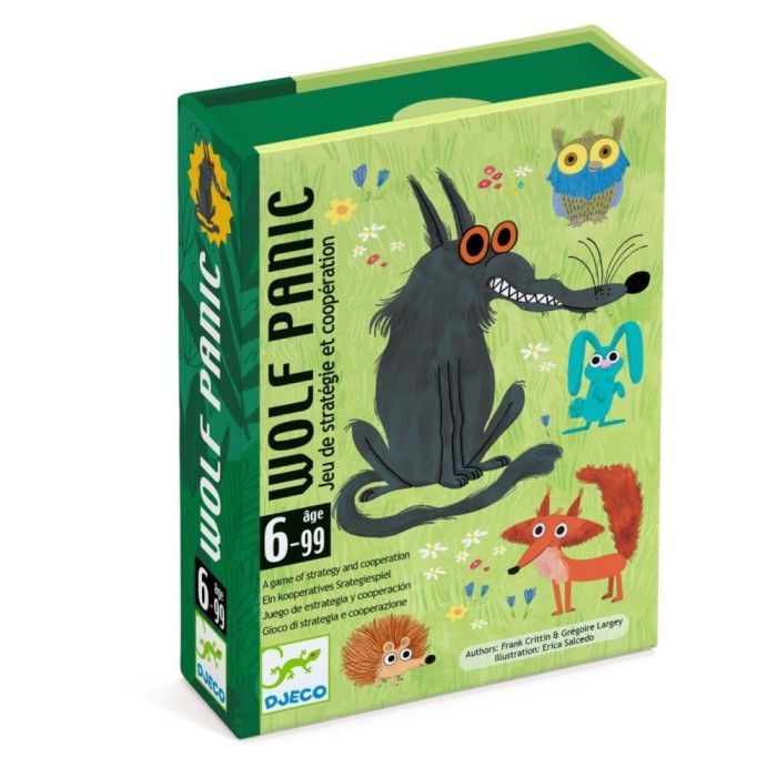 Joc de cooperare cu carti Wolf Panic Djeco