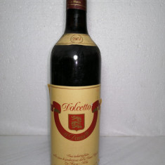 C 39 -vin rosu, DOLCETTO, DOSIO, CANTINE LA MORRA, cl 72 gr 11 recoltare 1974